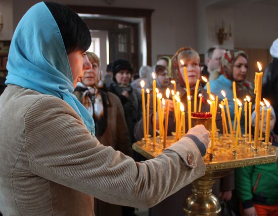Orthodox Easter celebrated in Donetsk