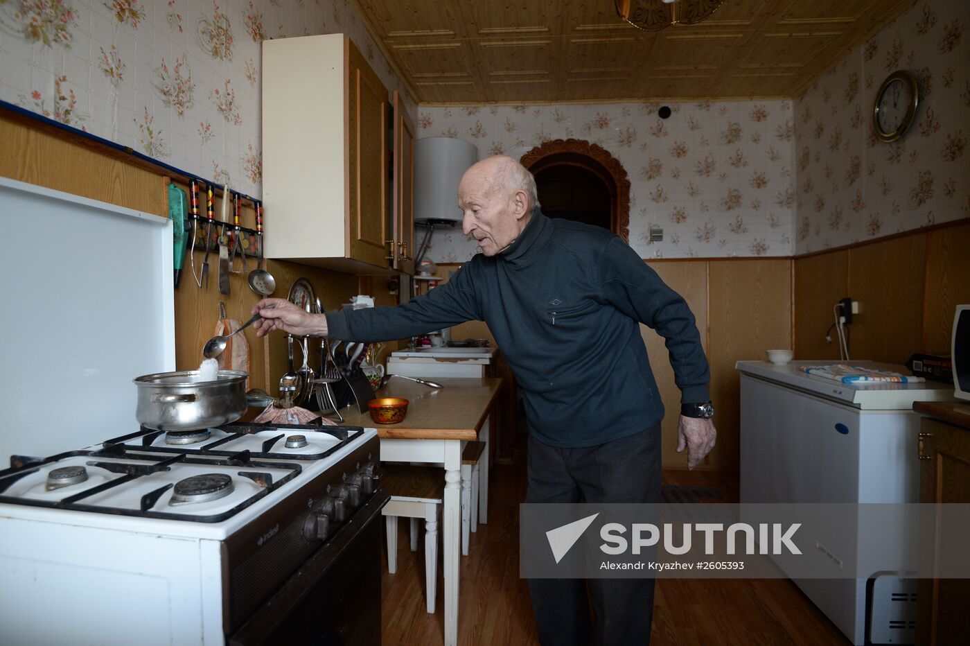 Great Patriotic War veteran Mikhail Chernyshov