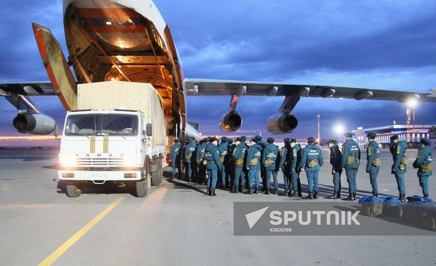 Aftermath of Khakassia flash fires