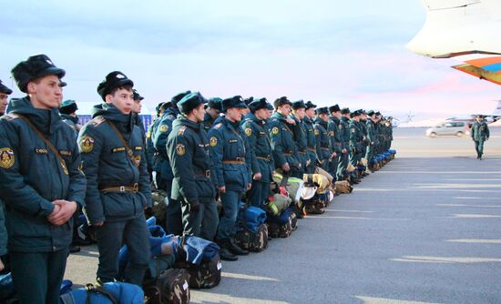 Aftermath of Khakassia flash fires