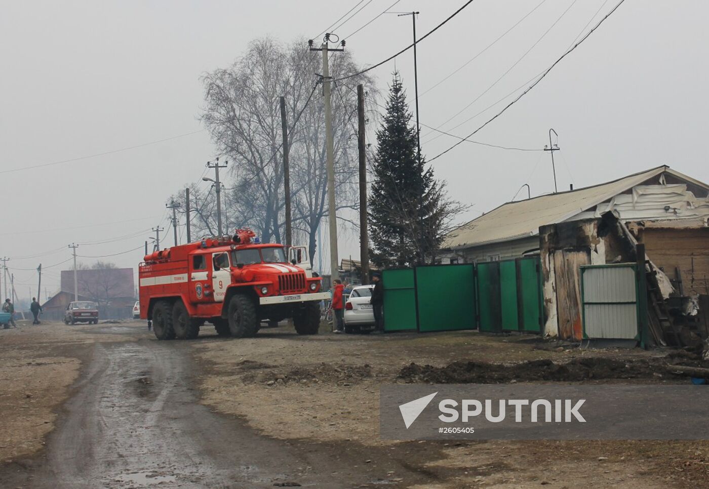 Fire aftermath in Khakassia