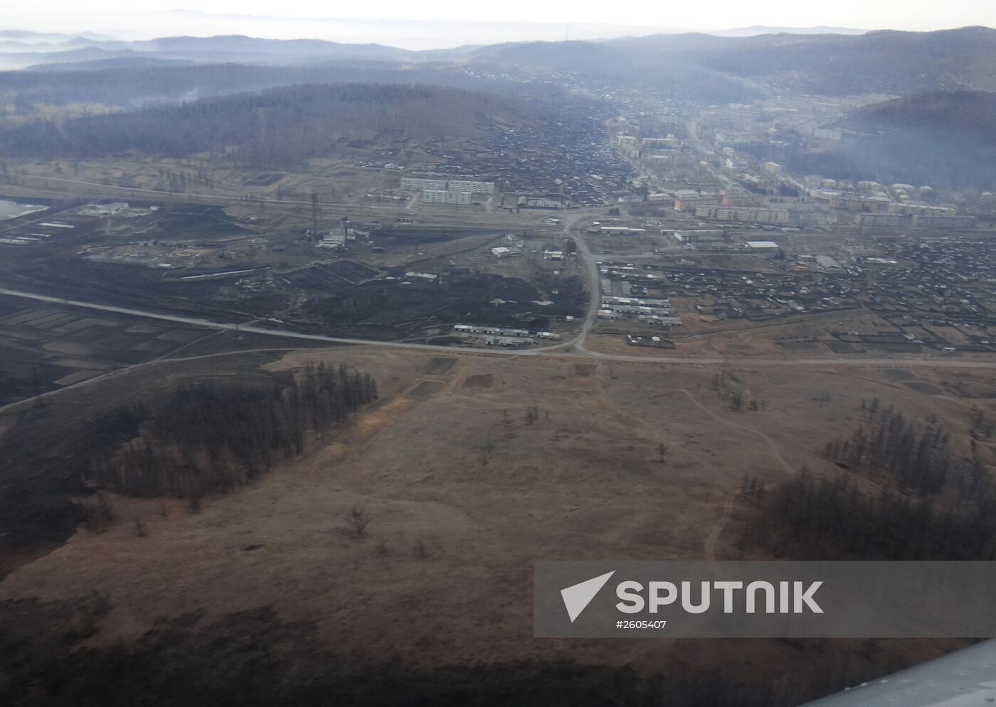 Fire aftermath in Khakassia