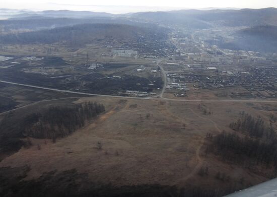 Fire aftermath in Khakassia