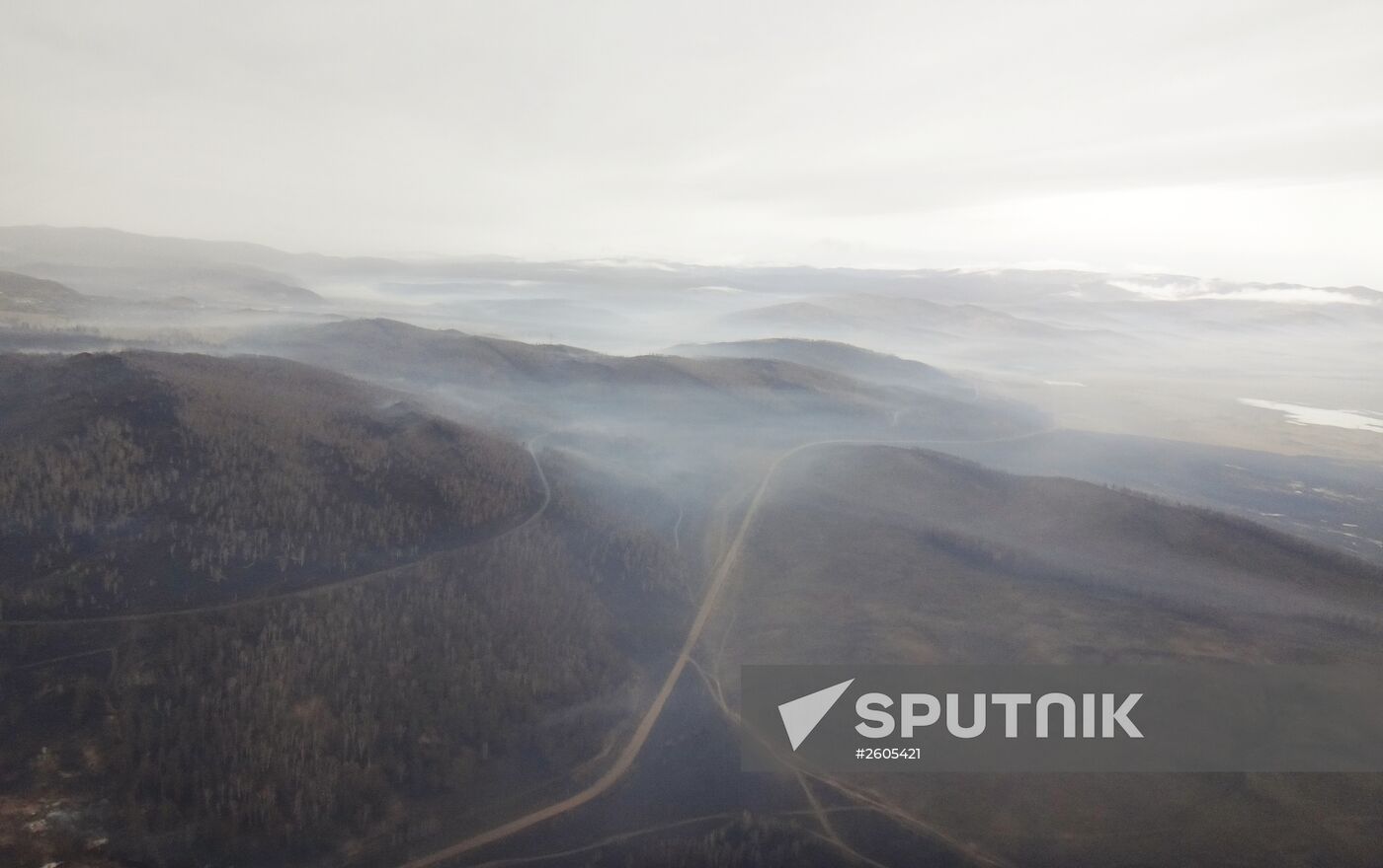 Fire aftermath in Khakassia