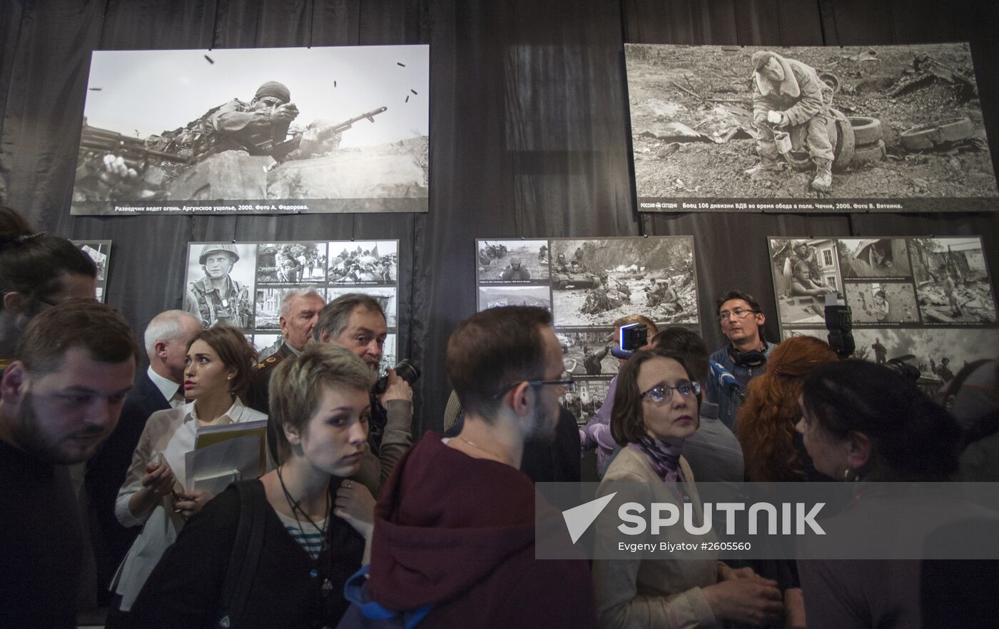 Opening exhibition "Truth Through Camera Lens: 20th-21st century armed conflict scenes captured by military journalists