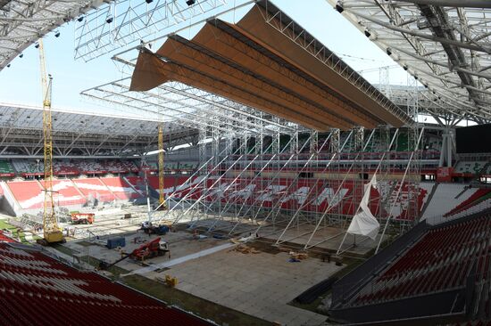 Preparation of Kazan Arena for 16th FINA World Championships