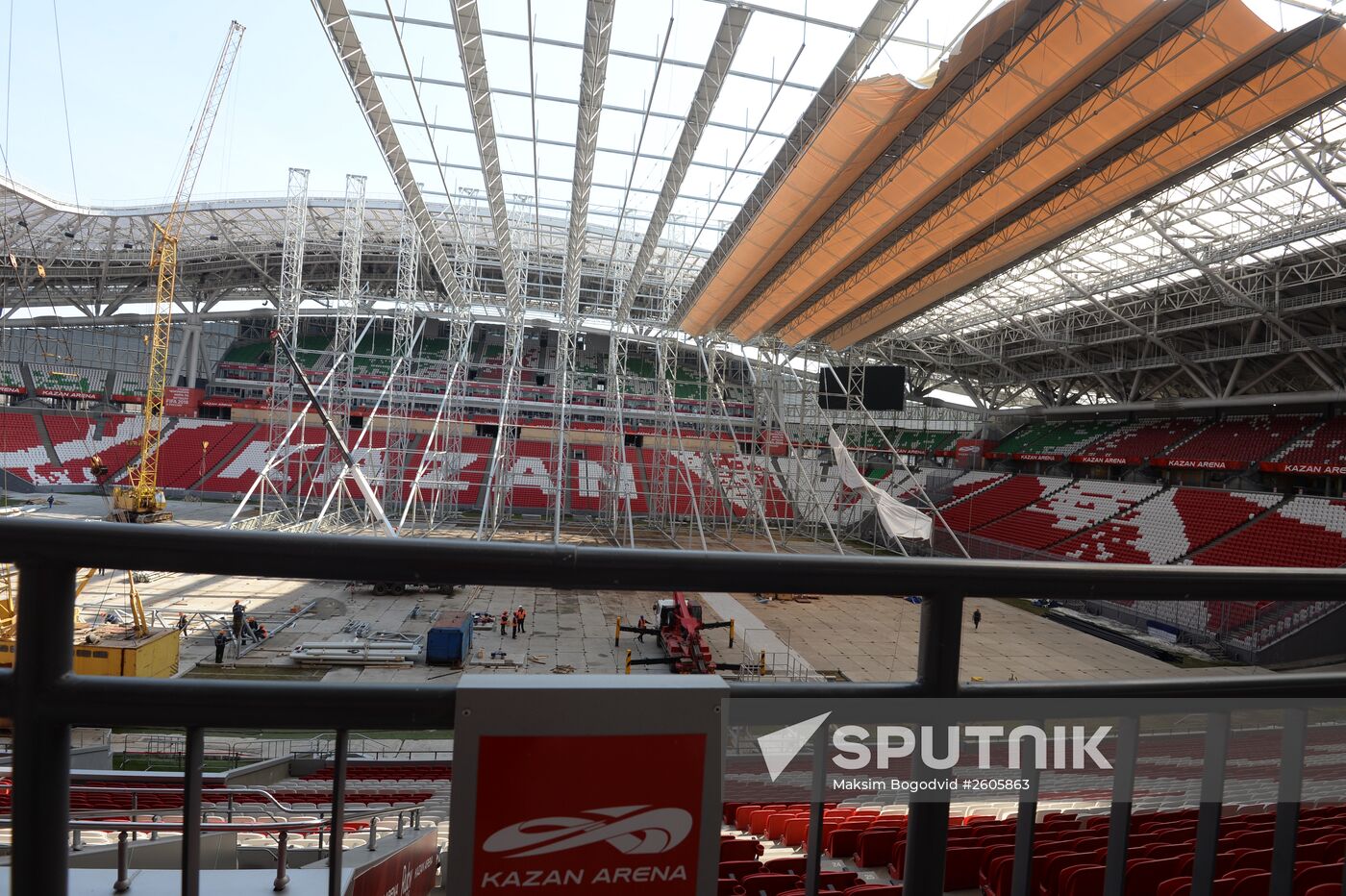 Preparation of Kazan Arena for 16th FINA World Championships