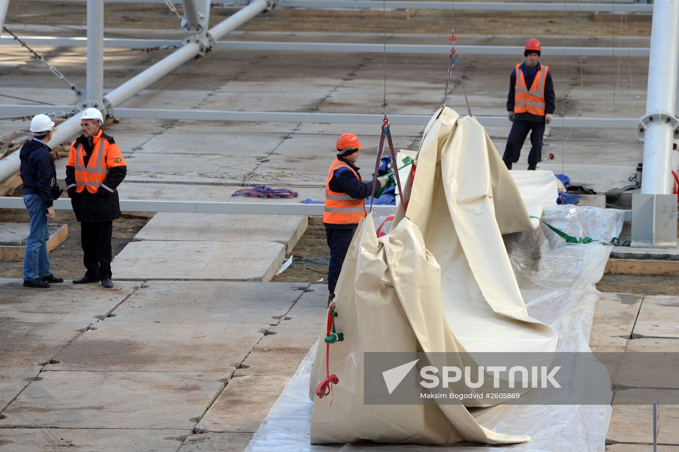 Preparation of Kazan Arena for 16th FINA World Championships