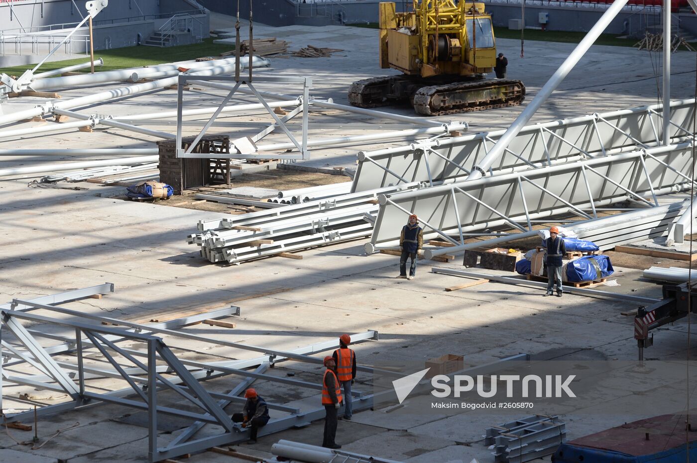 Preparation of Kazan Arena for 16th FINA World Championships