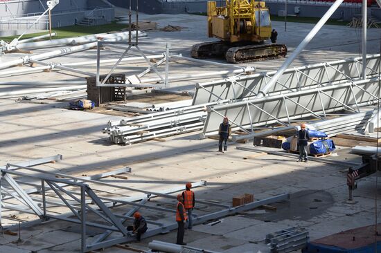 Preparation of Kazan Arena for 16th FINA World Championships