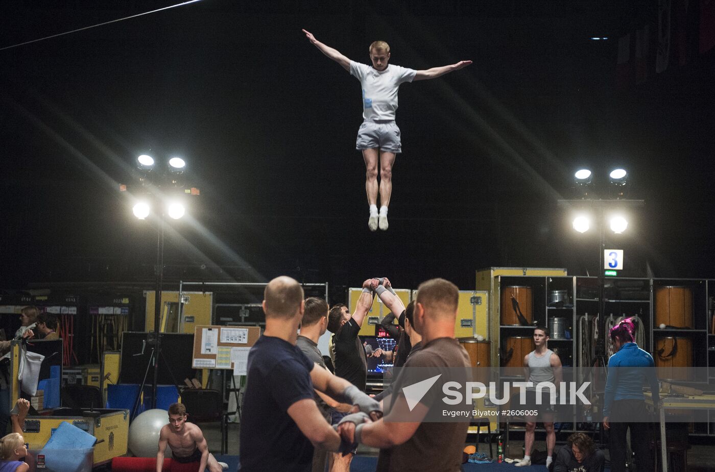Cirque du Soleil Rus. Behind the scenes