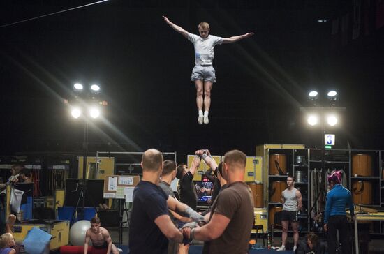 Cirque du Soleil Rus. Behind the scenes