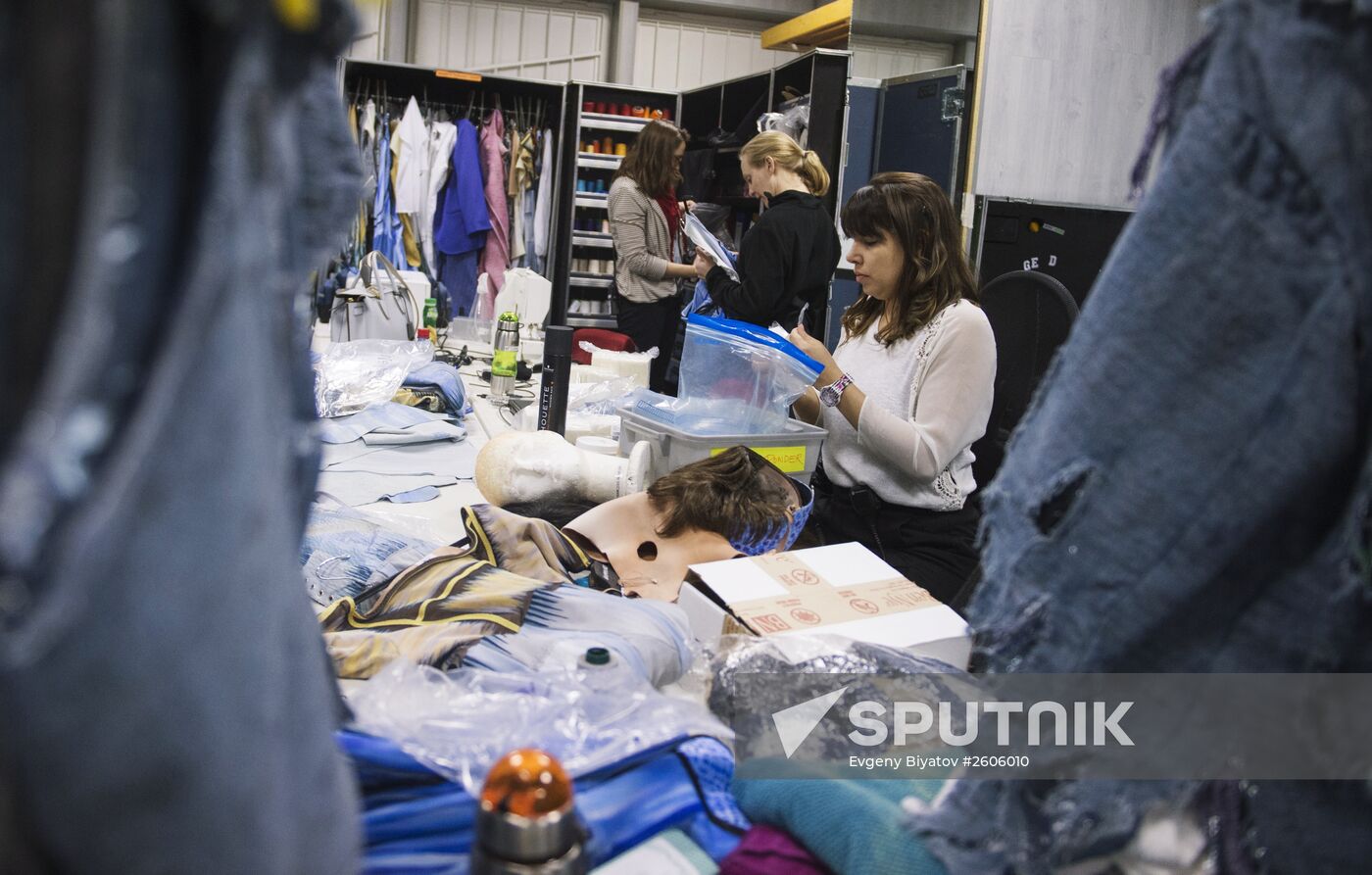 Cirque du Soleil Rus. Behind the scenes