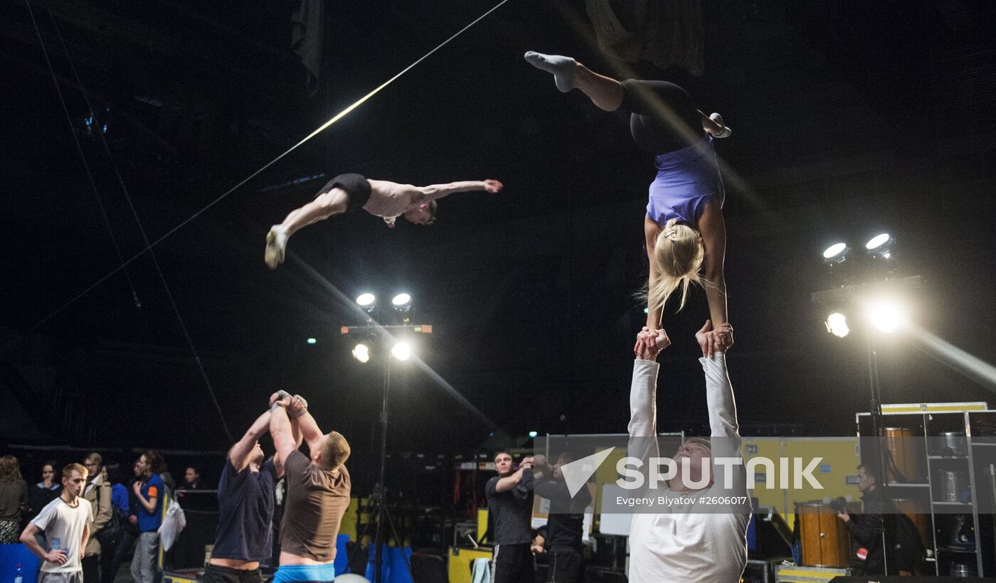 Cirque du Soleil Rus. Behind the scenes