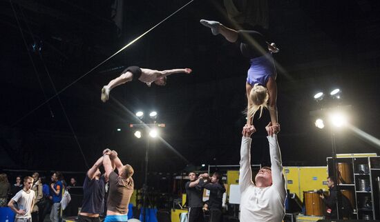 Cirque du Soleil Rus. Behind the scenes