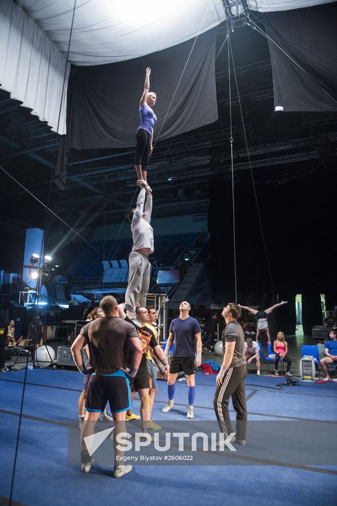 Cirque du Soleil Rus. Behind the scenes