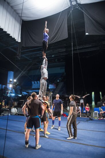 Cirque du Soleil Rus. Behind the scenes