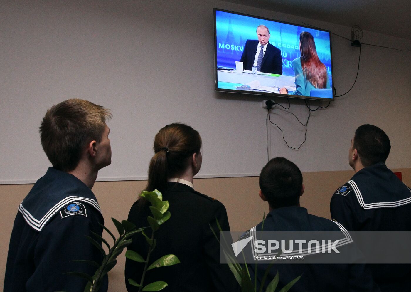 Broadcast of Direct Line with Vladimir Putin