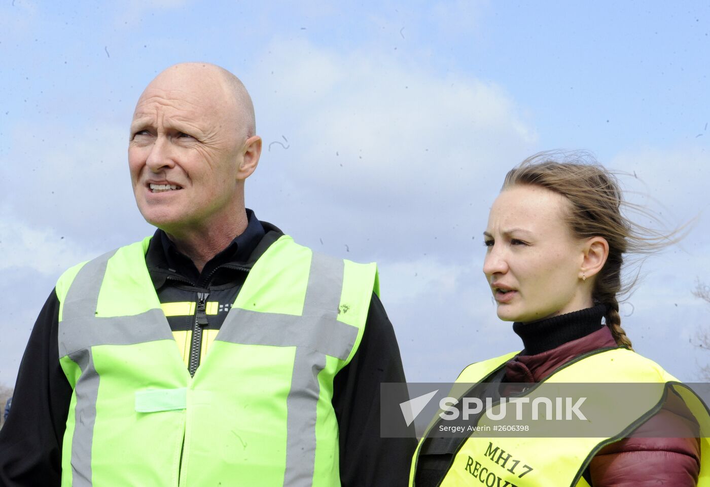 Dutch and Malaysian experts visit site of Malaysia Airlines flight MH17 plane crash