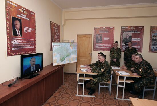 Broadcast of Direct Line with Vladimir Putin