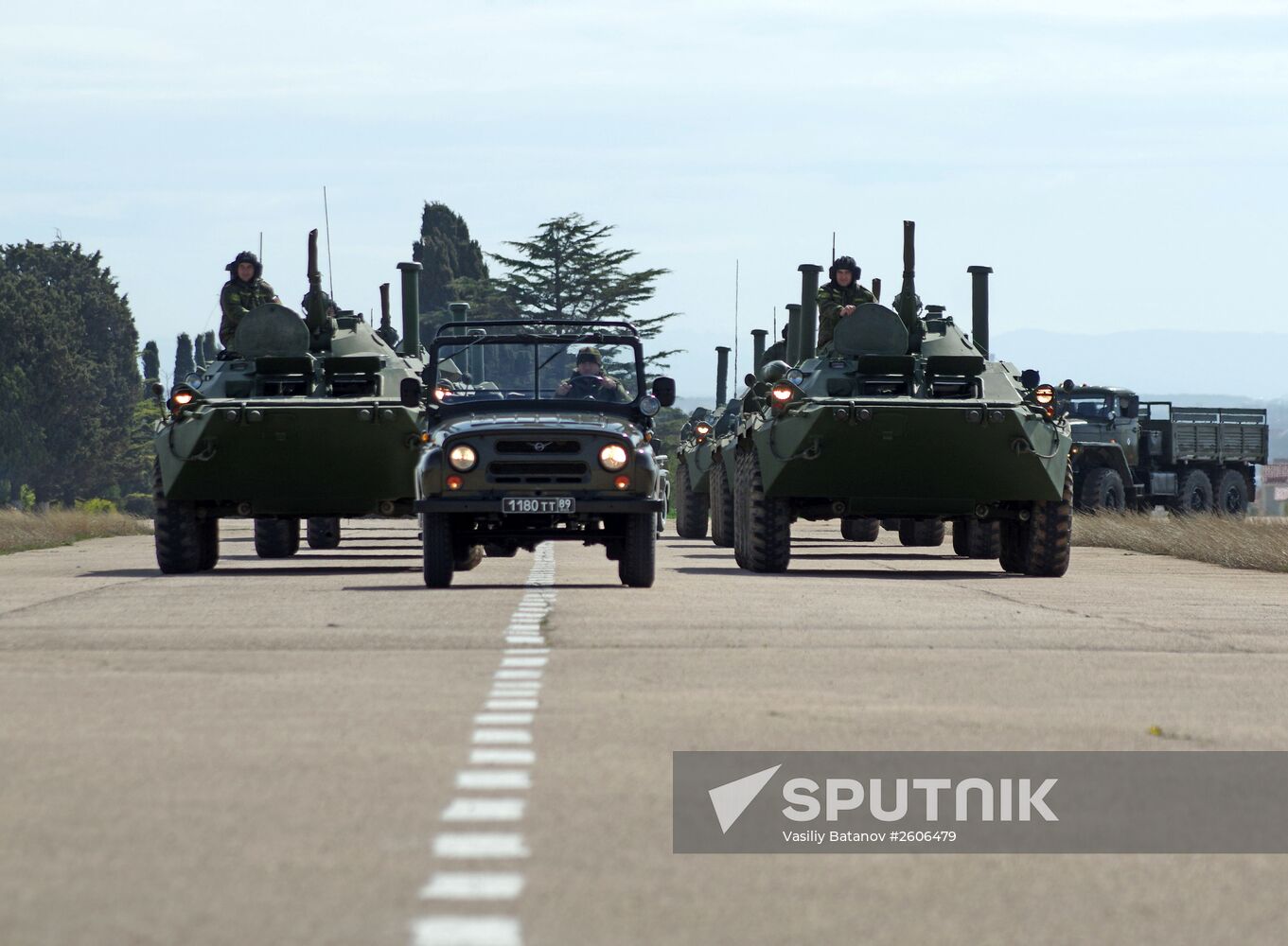 Victory Day parade rehearsal in Sevastopol