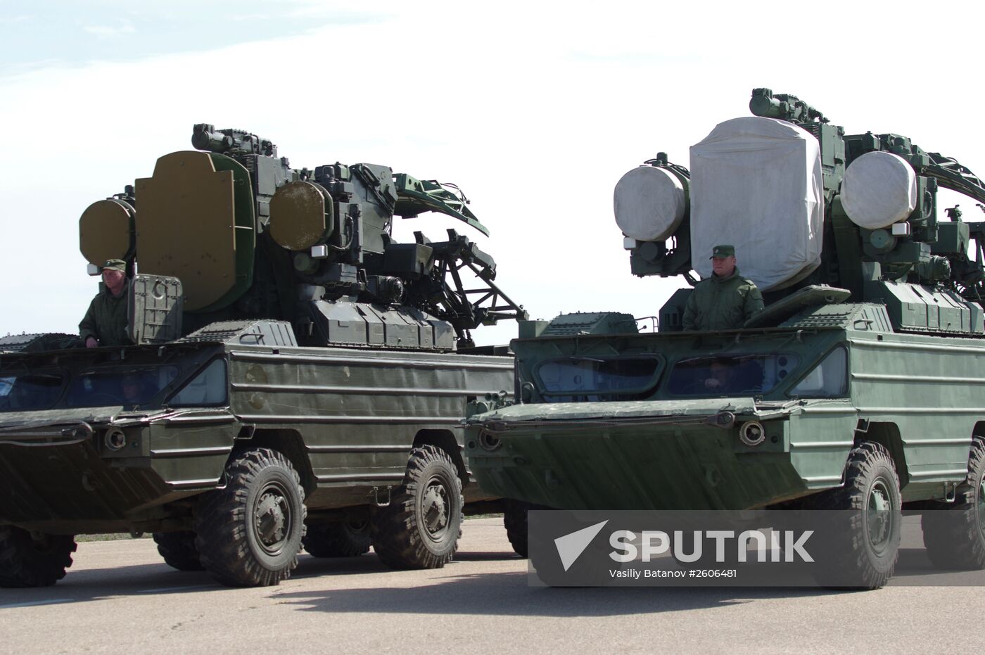 Victory Day parade rehearsal in Sevastopol