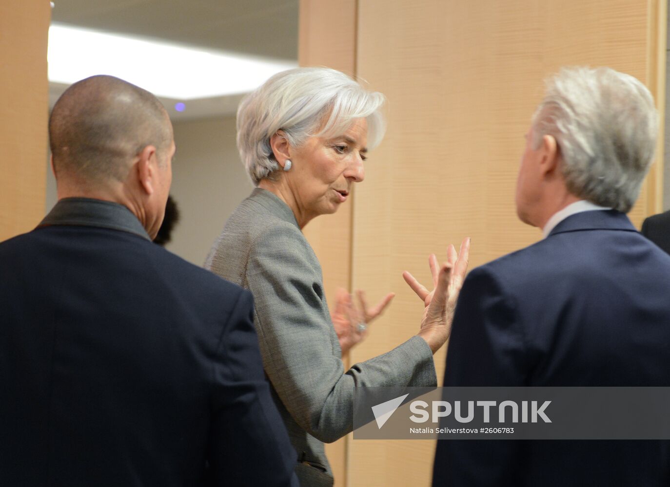 Press briefing with IMF Managing Director Christine Lagarde