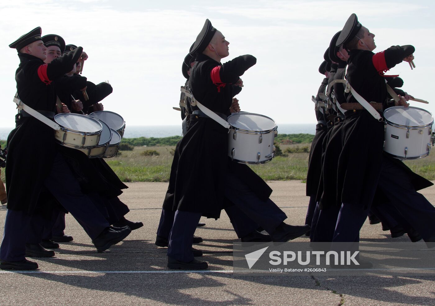 Victory Day parade rehearsal in Sevastopol