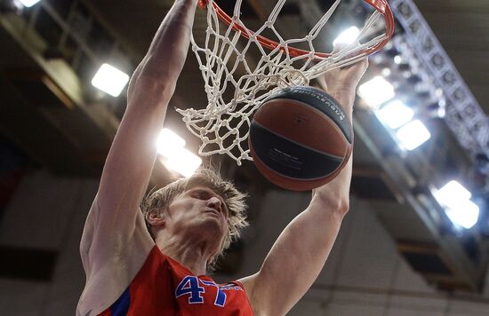 Basketball Euroleague. CSKA vs. Panathinaikos