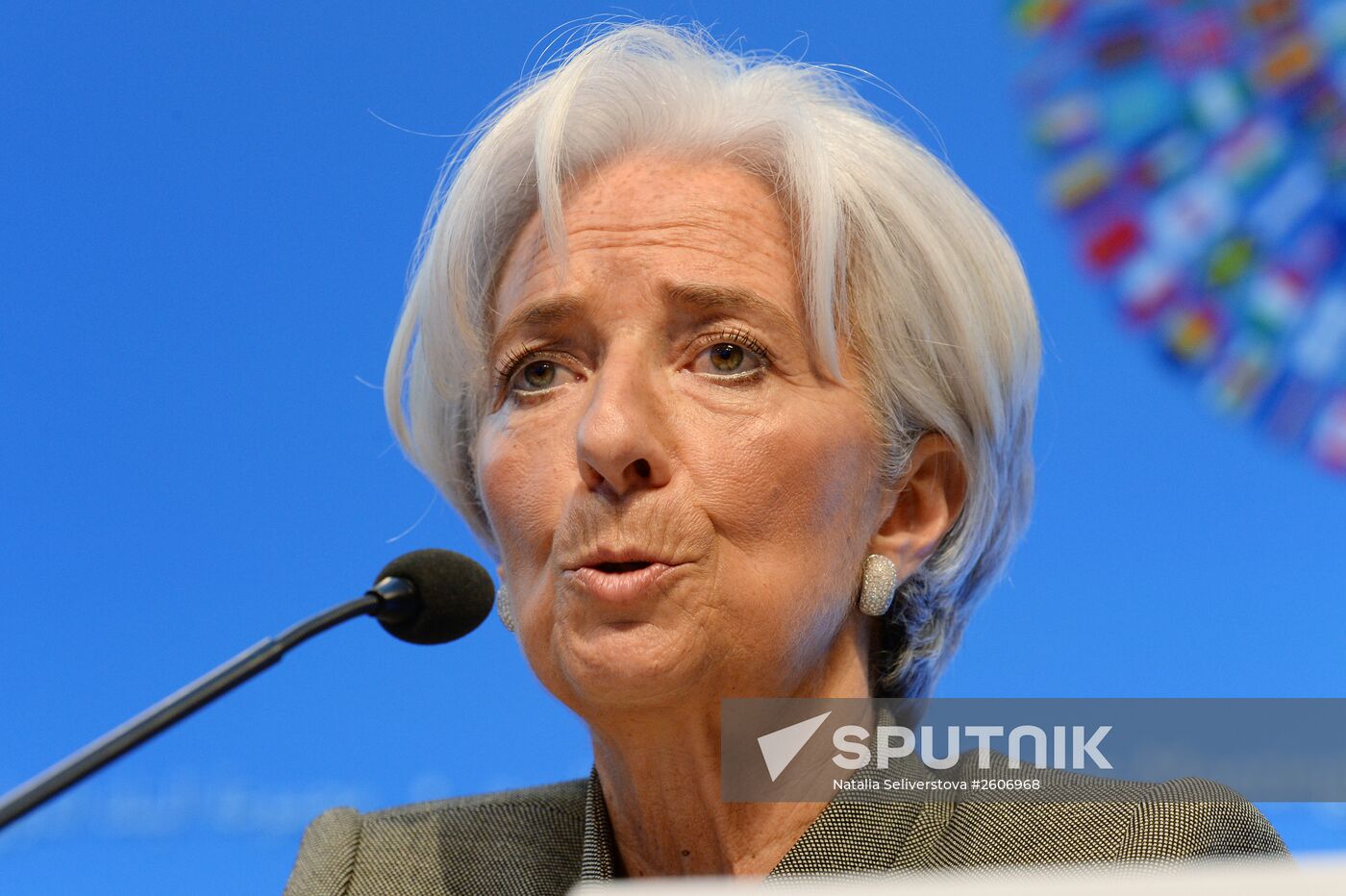 Press briefing by International Monetary Fund Managing Director Christine Lagarde