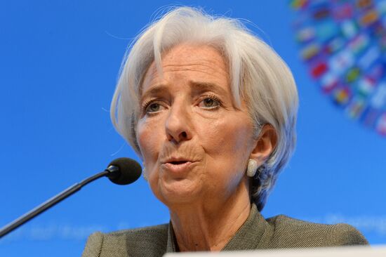 Press briefing by International Monetary Fund Managing Director Christine Lagarde