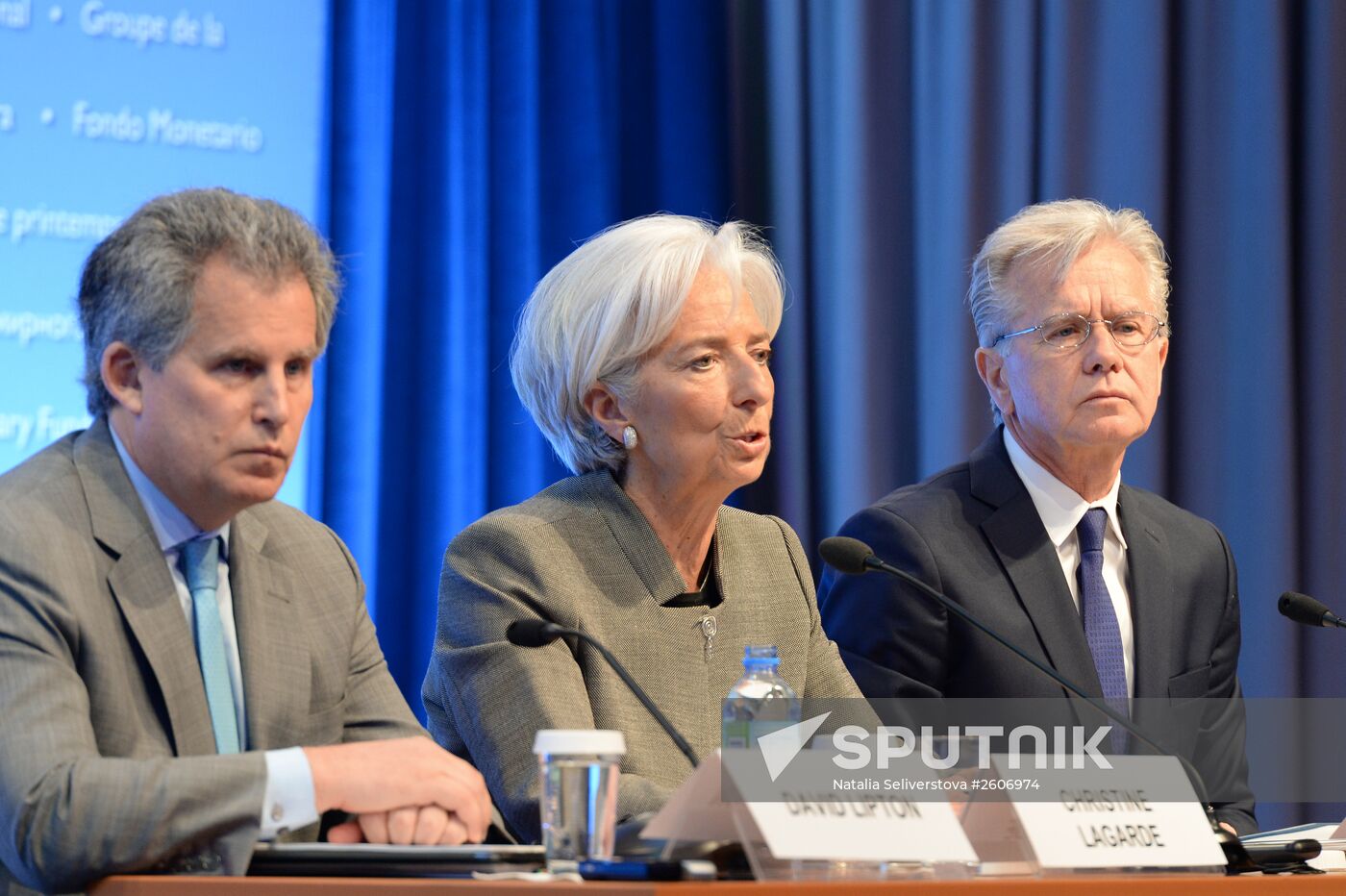 Press briefing by International Monetary Fund Managing Director Christine Lagarde