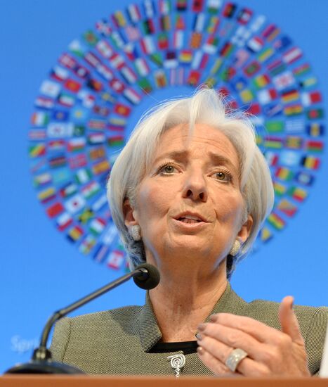 Press briefing by International Monetary Fund Managing Director Christine Lagarde