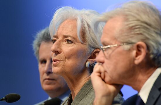 Press briefing by International Monetary Fund Managing Director Christine Lagarde