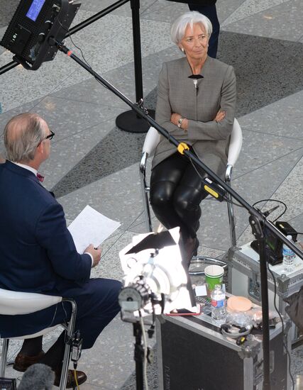 Press briefing by International Monetary Fund Managing Director Christine Lagarde