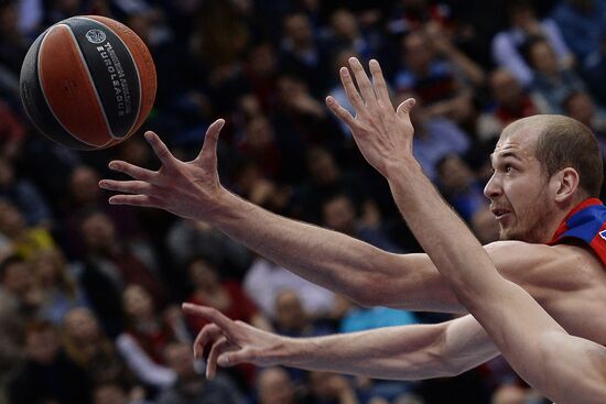 Basketball Euroleague. CSKA vs. Panathinaikos