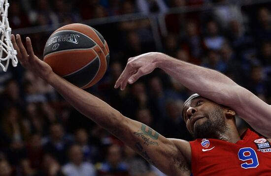 Basketball Euroleague. CSKA vs. Panathinaikos