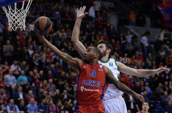 Basketball Euroleague. CSKA vs. Panathinaikos