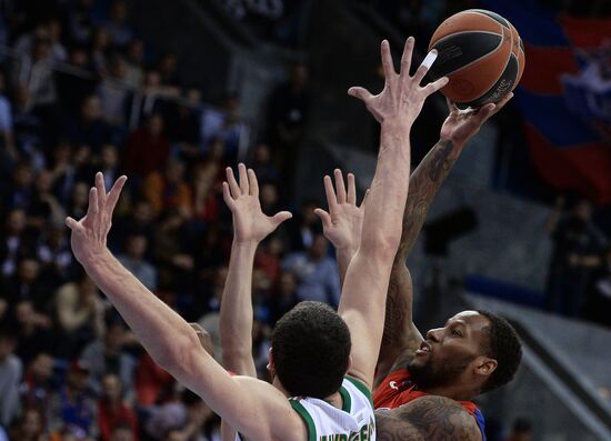 Basketball Euroleague. CSKA vs. Panathinaikos