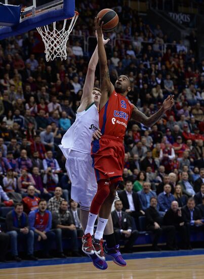 Basketball Euroleague. CSKA vs. Panathinaikos