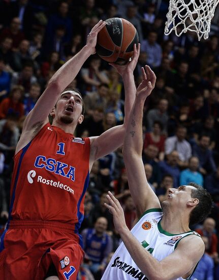 Basketball Euroleague. CSKA vs. Panathinaikos