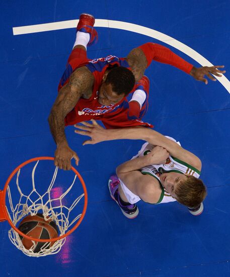 Basketball Euroleague. CSKA vs. Panathinaikos