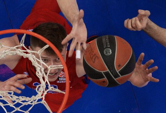 Basketball Euroleague. CSKA vs. Panathinaikos