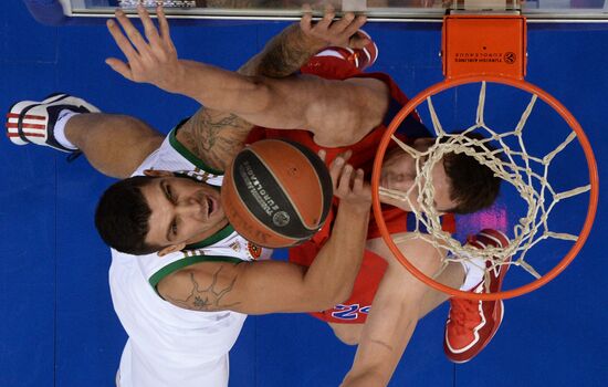 Basketball Euroleague. CSKA vs. Panathinaikos