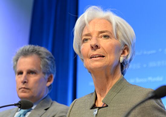 Press briefing by International Monetary Fund Managing Director Christine Lagarde