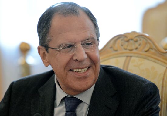 Foreign Minister Sergei Lavrov meets with Zambian counterpart