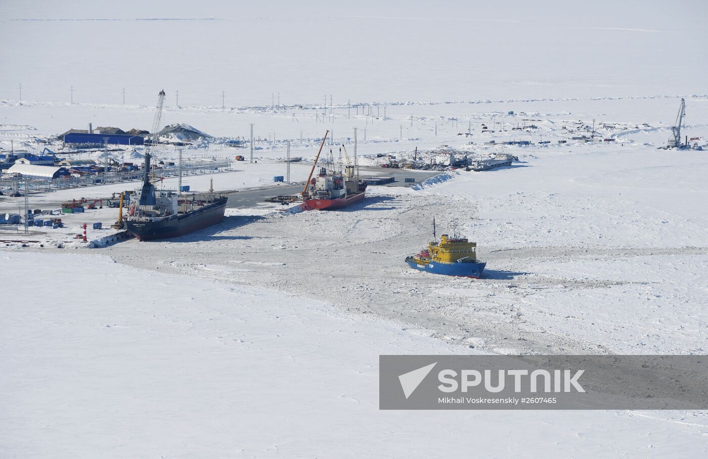 LNG plant construction in Yamal