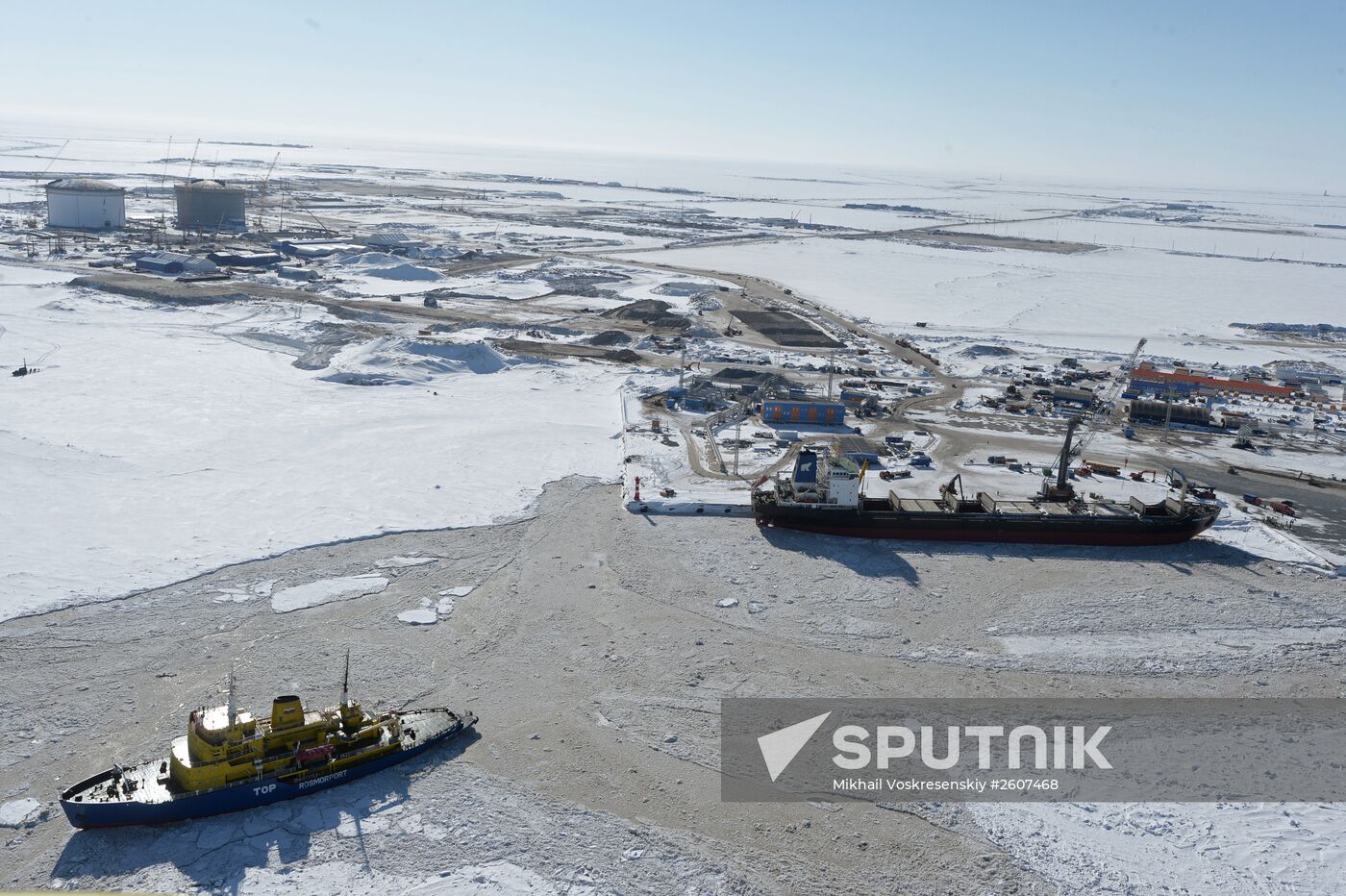 LNG plant construction in Yamal