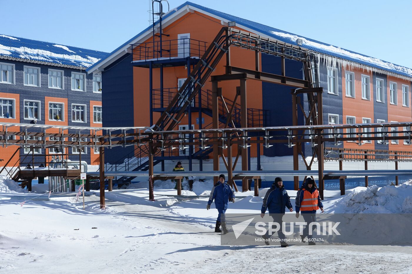 LNG plant construction in Yamal