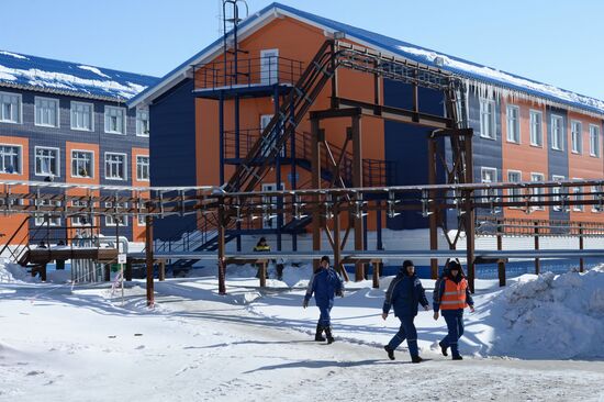 LNG plant construction in Yamal